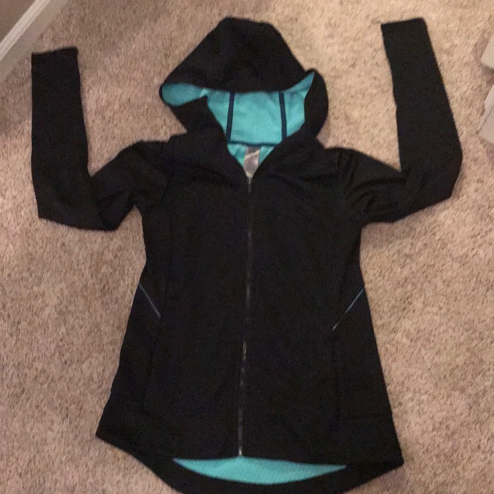 Champion W med black & blue/green athletic jacket